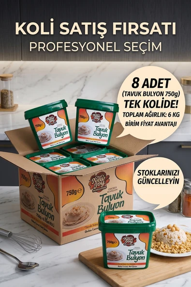 Tavuk Bulyon 750 G x 8 Adet - 1 Koli (Koli Bazlı Avantaj Paketi) ürün görseli 1