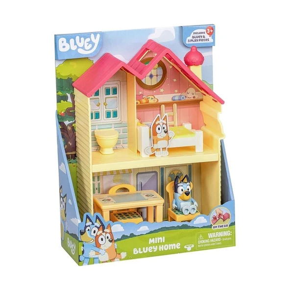 BLUEY 17614 Bluey Mini Ev ve Figür Oyun Seti - Resim 4