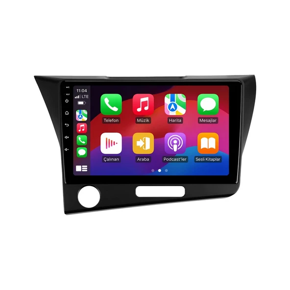 Honda CR-Z 2011-2013 Android Multimedya 9 inç 10-256 GB Pro CarPlay Navigasyon Ekran ürün görseli 1