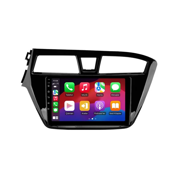 Hyundai i20 2014-2018 Android Multimedya 9 inç 4-32 GB CarPlay Navigasyon Ekran ürün görseli 1