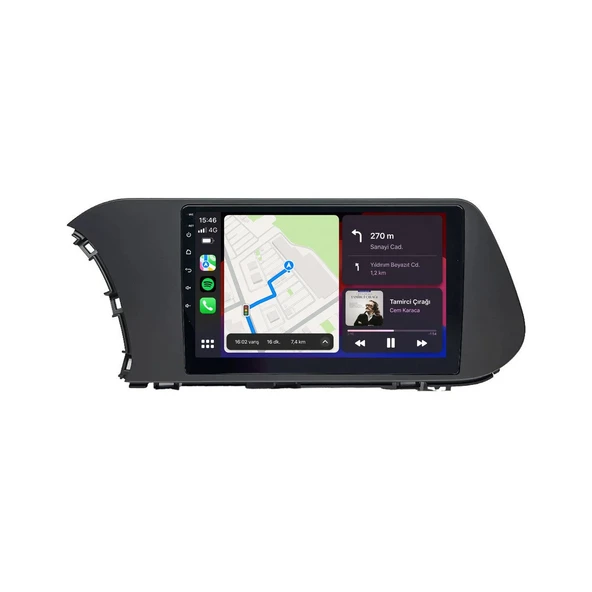 Hyundai i20 2020-2025 Android Multimedya 10 inç 8-128 GB CarPlay Navigasyon Ekran ürün görseli 1