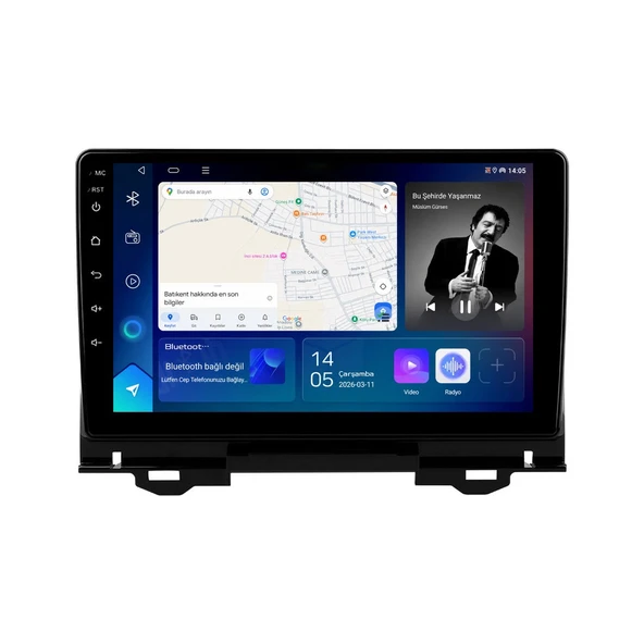 Honda HR-V 2021-2025 Android Multimedya 10 inç 8-64 GB CarPlay Navigasyon Ekran ürün görseli 1
