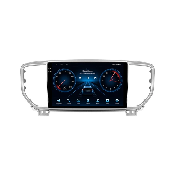 Kia Sportage 2019-2021 Android Multimedya 9 inç 8-128 GB CarPlay Navigasyon Ekran ürün görseli 1