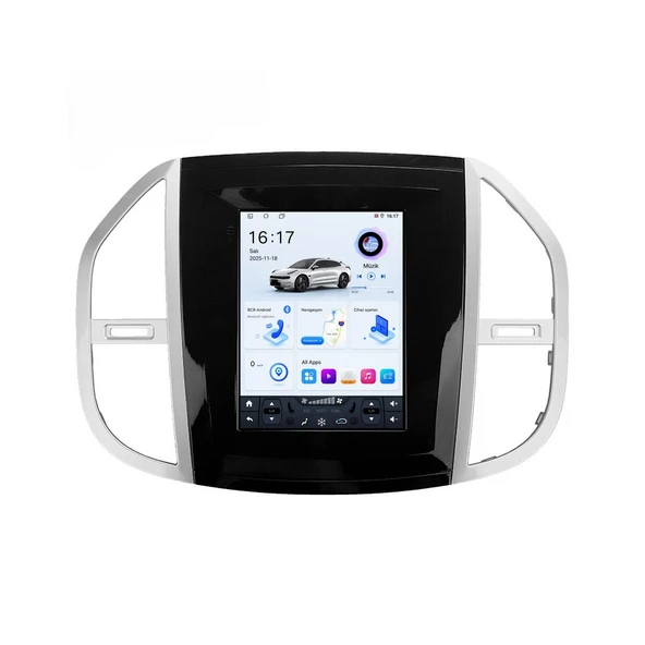 Mercedes Vito 2015-2023 Android Multimedya 9,7 inç 8-128 GB CarPlay Navigasyon Ekran ürün görseli 1