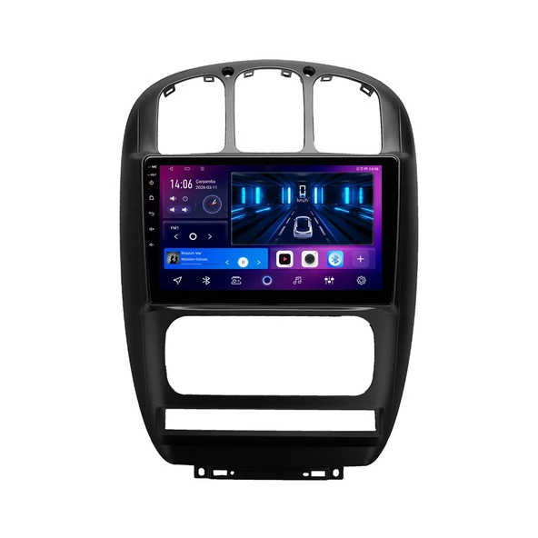 Chrysler Town & Country 2001 Android Multimedya 10 inç 8-128 GB CarPlay Navigasyon Ekran ürün görseli 1