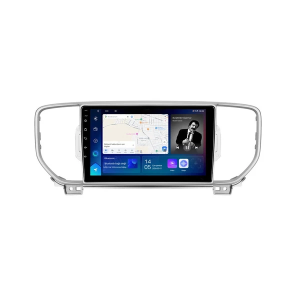 Kia Sportage 2016-2018 Android Multimedya 9 inç 8-128 GB CarPlay Navigasyon Ekran ürün görseli 1