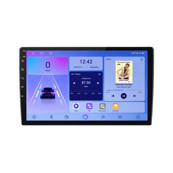 Mercedes C-Class 2000-2004 Android Multimedya 9 inç 4-64 GB CarPlay Navigasyon Ekran ürün görseli 1
