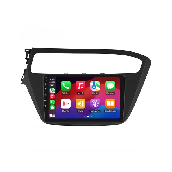 Hyundai i20 2018-2020 Android Multimedya 9 inç 4-64 GB CarPlay Navigasyon Ekran ürün görseli 1