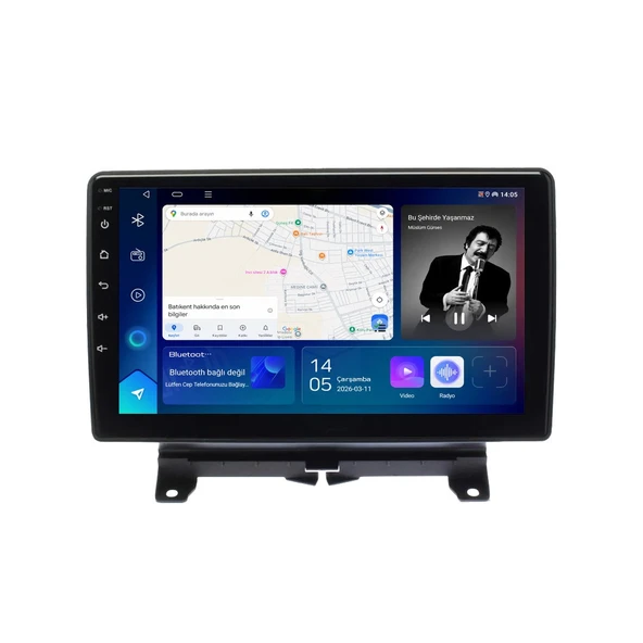Land Rover Range Rover Sport 2005-2009 Android Multimedya 9 inç 8-128 GB Pro CarPlay Navigasyon Ekran ürün görseli 1
