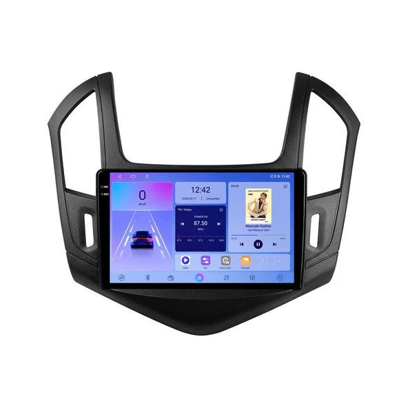 Chevrolet Cruze 2013-2015 Android Multimedya 9 inç 8-128 GB Pro CarPlay Navigasyon Ekran ürün görseli 1