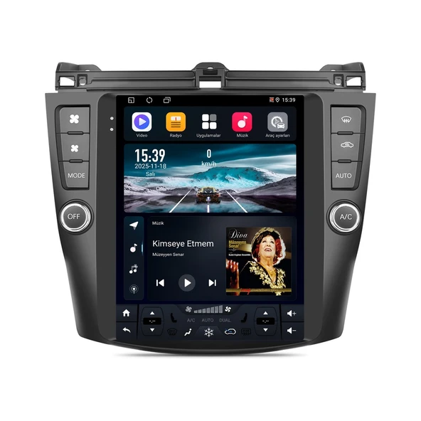 Honda Accord 2003-2008 Android Multimedya 9,7 inç 4-32 GB CarPlay Navigasyon Ekran ürün görseli 1