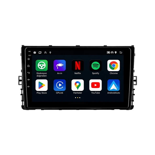 Volkswagen Transporter 2019-2023 Android Multimedya 9 inç 8-128 GB Pro CarPlay Navigasyon Ekran ürün görseli 1