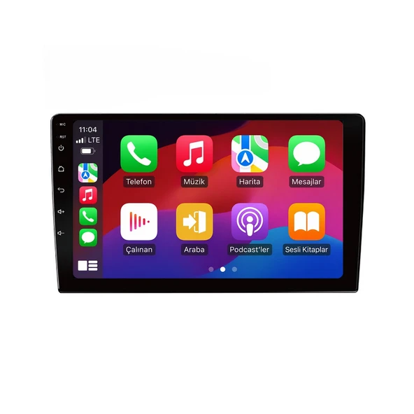 Seat Ibiza 2002-2008 Android Multimedya 9 inç 8-128 GB Pro CarPlay Navigasyon Ekran ürün görseli 1