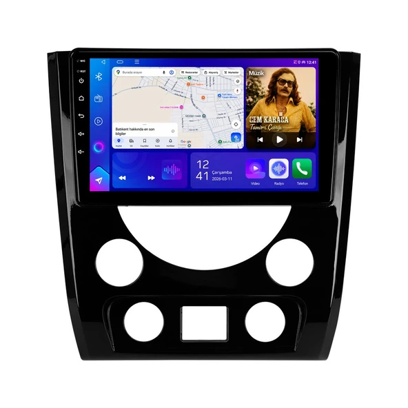 SsangYong Rexton 2012-2016 Android Multimedya 9 inç 4-32 GB CarPlay Navigasyon Ekran ürün görseli 1