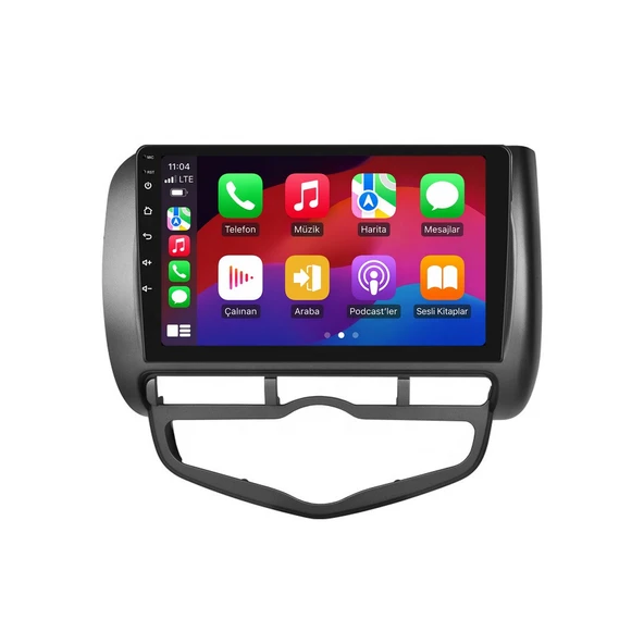 Honda City 2002-2008 Android Multimedya 9 inç 4-32 GB CarPlay Navigasyon Ekran ürün görseli 1