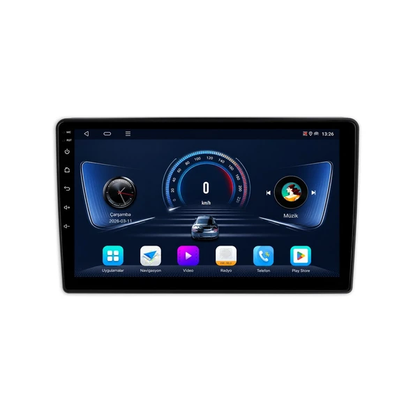 Honda HR-V 1999-2006 Android Multimedya 9 inç 10-256 GB Pro CarPlay Navigasyon Ekran ürün görseli 1