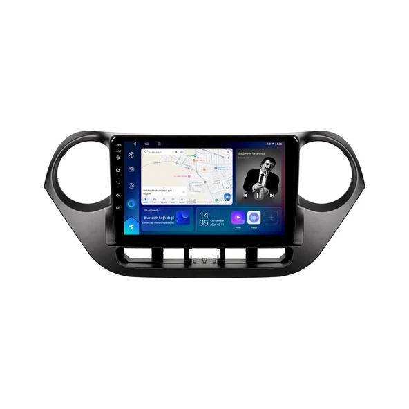 Hyundai i10 2013-2019 Android Multimedya 9 inç 6-64 GB CarPlay Navigasyon Ekran ürün görseli 1