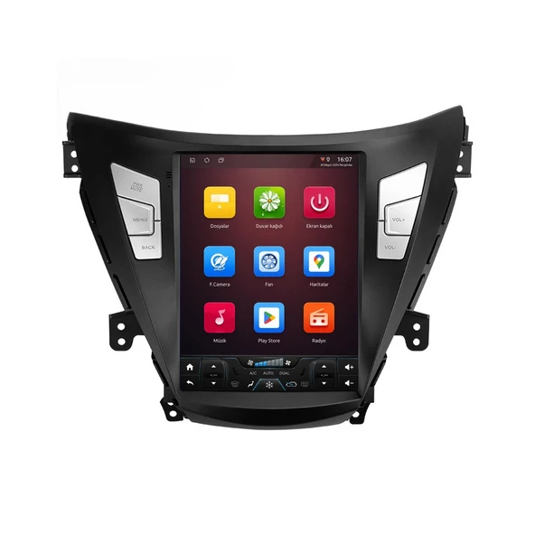Hyundai Elantra 2011-2013 Android Multimedya 9,7 inç 6-64 GB CarPlay Navigasyon Ekran ürün görseli 1