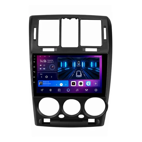 Hyundai Getz 2003-2011 Android Multimedya 9 inç 10-256 GB Pro CarPlay Navigasyon Ekran ürün görseli 1