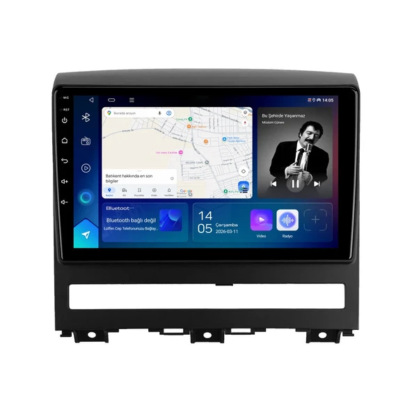 Fiat Albea 2005-2012 Android Multimedya 9 inç 4-32 GB CarPlay Navigasyon Ekran ürün görseli 1