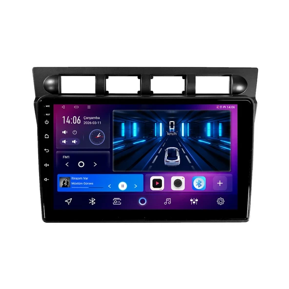 Kia Picanto 2004-2008 Android Multimedya 9 inç 10-256 GB Pro CarPlay Navigasyon Ekran ürün görseli 1