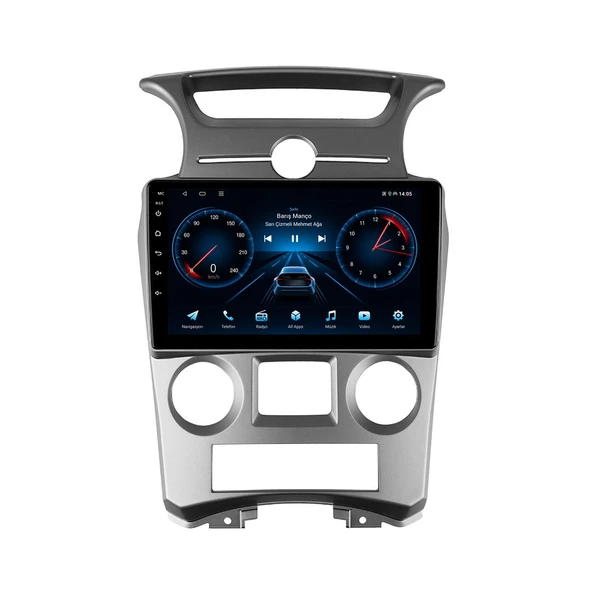 Kia Carens 2007-2010 Android Multimedya 9 inç 8-64 GB CarPlay Navigasyon Ekran ürün görseli 1
