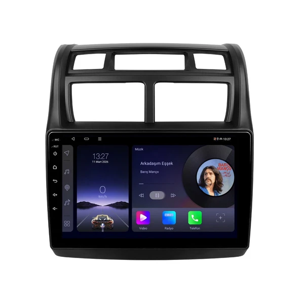 Kia Sportage 2009-2010 Android Multimedya 9 inç 4-64 GB CarPlay Navigasyon Ekran ürün görseli 1