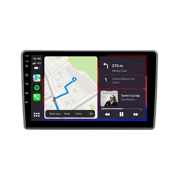 Hyundai H100 2008-2024 Android Multimedya 9 inç 10-256 GB Pro CarPlay Navigasyon Ekran ürün görseli 1
