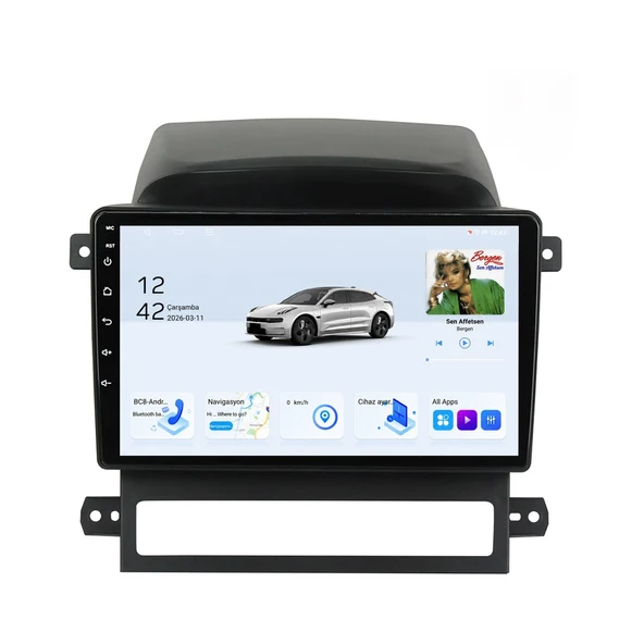 Chevrolet Captiva 2007-2012 Android Multimedya 9 inç 6-64 GB CarPlay Navigasyon Ekran ürün görseli 1