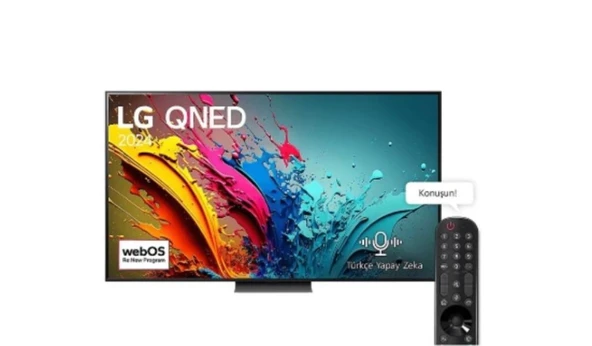 LG 65QNED86T6A 4K Ultra HD 65" 165 Ekran Uydu Alıcılı webOS Smart QNED TV KUTUSU AÇIK SIFIR ürün görseli 1