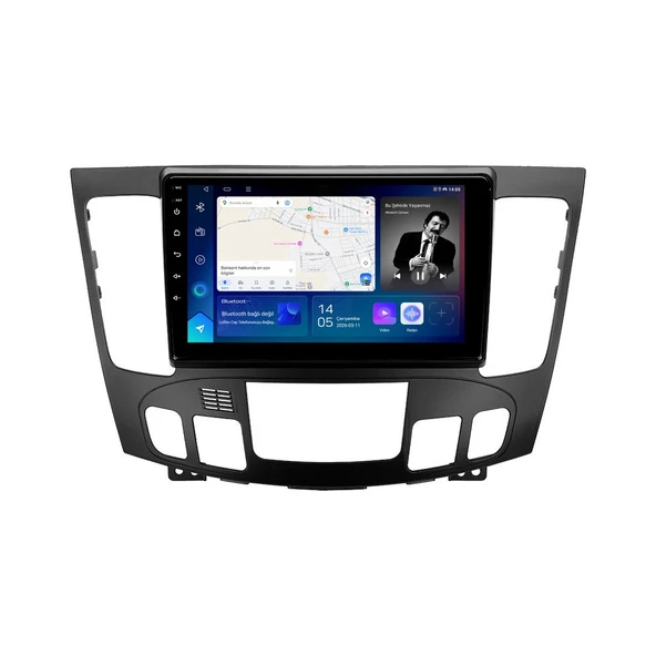 Hyundai Sonata 2009-2012 Android Multimedya 9 inç 4-32 GB CarPlay Navigasyon Ekran ürün görseli 1