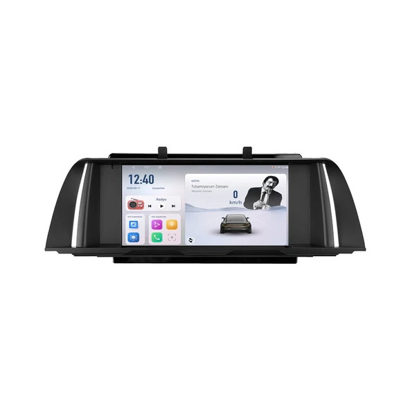 BMW 5 Series F10 2011-2012 Android Multimedya 9 inç 8-128 GB Pro CarPlay Navigasyon Ekran ürün görseli 1