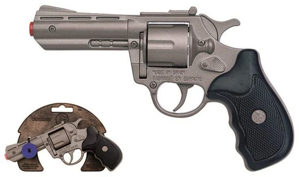 Gonher Metal Revolver 8'li: Kapsül Patlatan Gerçekçi Oyuncak Silah ürün görseli 1