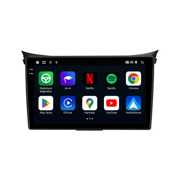 Hyundai i30 2012-2016 Android Multimedya 9 inç 10-256 GB Pro CarPlay Navigasyon Ekran ürün görseli 1
