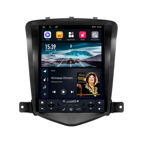 Chevrolet Cruze 2009-2012 Android Multimedya 9,7 inç 8-64 GB CarPlay Navigasyon Ekran ürün görseli 1