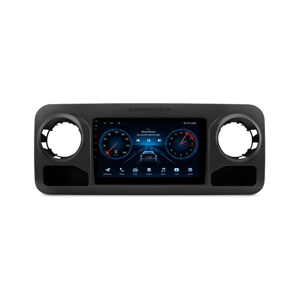 Mercedes Sprinter 2019-2026 Android Multimedya 10 inç 8-128 GB CarPlay Navigasyon Ekran ürün görseli 1