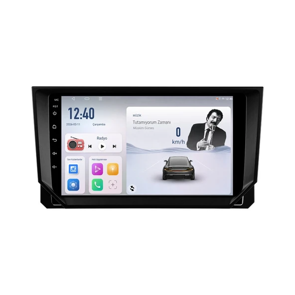 Seat Ibiza 2017-2021 Android Multimedya 9 inç 4-32 GB CarPlay Navigasyon Ekran ürün görseli 1