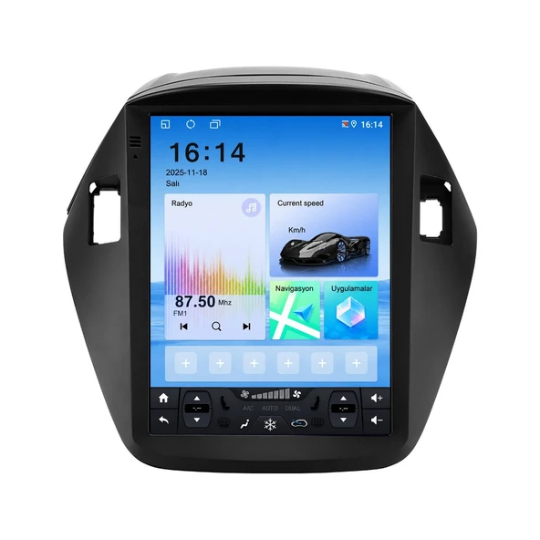 Hyundai ix35 2010-2015 Android Multimedya 9,7 inç 8-64 GB CarPlay Navigasyon Ekran ürün görseli 1