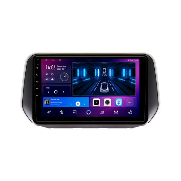 Hyundai Santa Fe 2019-2023 Android Multimedya 10 inç 8-128 GB Pro CarPlay Navigasyon Ekran ürün görseli 1