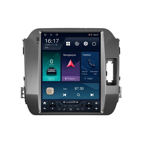 Kia Sportage 2011-2015 Android Multimedya 9,7 inç 6-64 GB CarPlay Navigasyon Ekran ürün görseli 1