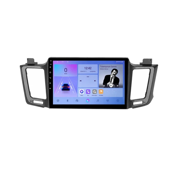 Toyota RAV4 2013-2018 Android Multimedya 9 inç 4-32 GB CarPlay Navigasyon Ekran ürün görseli 1