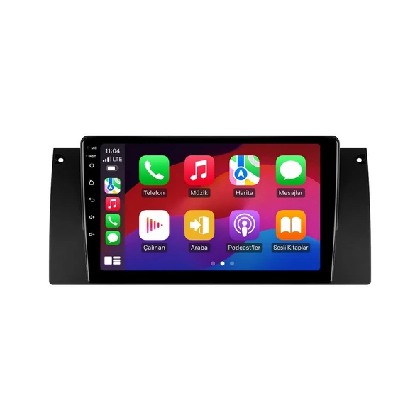 BMW X5 2000-2007 Android Multimedya 9 inç 6-64 GB CarPlay Navigasyon Ekran ürün görseli 1