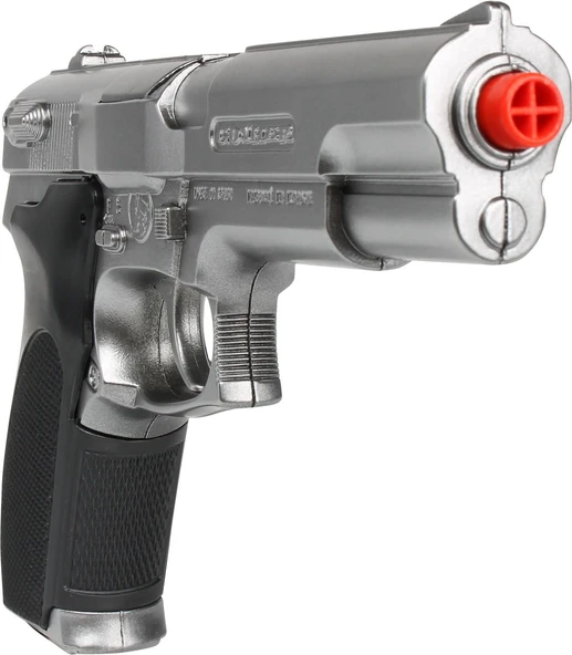 Gonher Metal Revolver 8'li: Kapsül Patlatan Gerçekçi Oyuncak Silah Metalik Gri ürün görseli 1