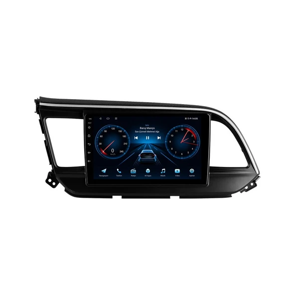 Hyundai Elantra 2019-2020 Android Multimedya 9 inç 6-64 GB CarPlay Navigasyon Ekran ürün görseli 1