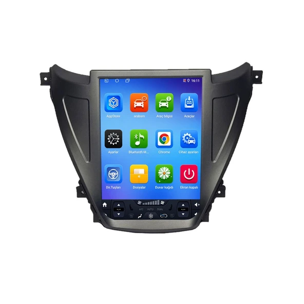 Hyundai Elantra 2014-2015 Android Multimedya 9 inç 8-128 GB CarPlay Navigasyon Ekran ürün görseli 1