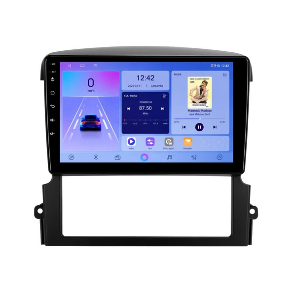 Kia Sorento 2007-2010 Android Multimedya 9 inç 4-32 GB CarPlay Navigasyon Ekran ürün görseli 1