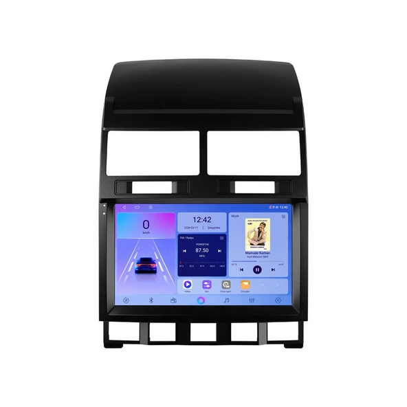 Volkswagen Touareg 2003-2009 Android Multimedya 9 inç 10-256 GB Pro CarPlay Navigasyon Ekran ürün görseli 1