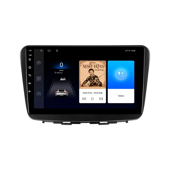 Suzuki Baleno 2016-2018 Android Multimedya 9 inç 10-256 GB Pro CarPlay Navigasyon Ekran ürün görseli 1