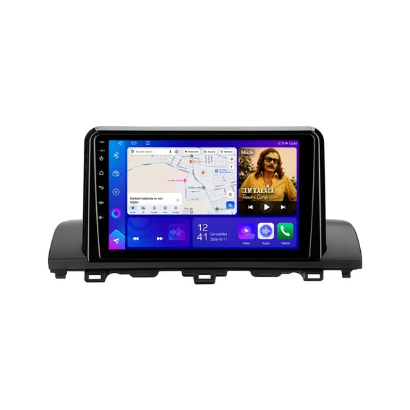 Honda Accord 2019-2023 Android Multimedya 9 inç 10-256 GB Pro CarPlay Navigasyon Ekran ürün görseli 1