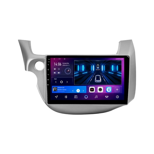 Honda Jazz 2009-2012 Android Multimedya 10 inç 8-128 GB CarPlay Navigasyon Ekran ürün görseli 1
